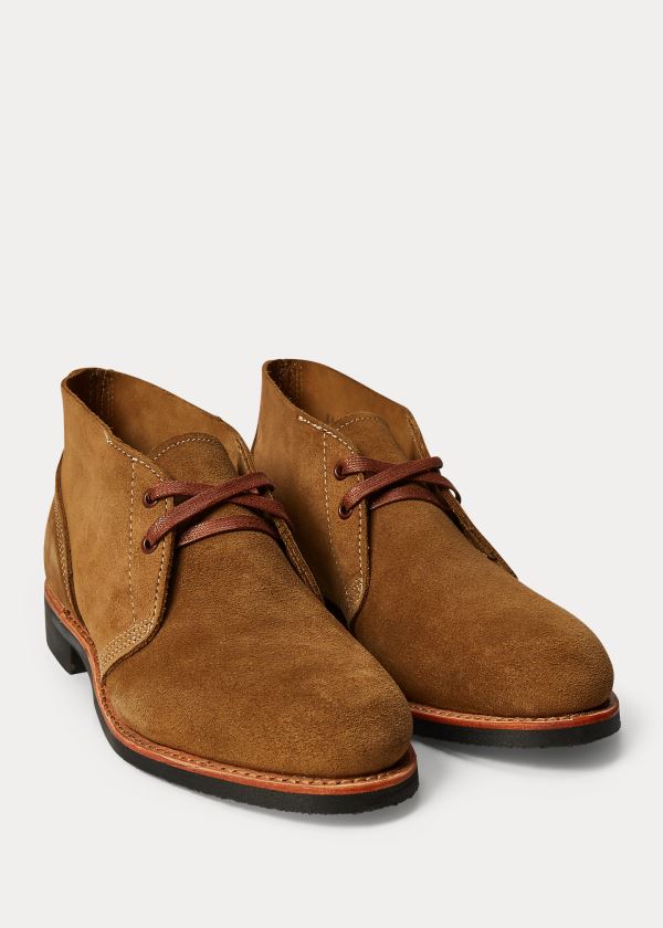 Botas Ralph Lauren Roughout Camurça Homem 26901-USKR